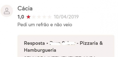 Você pediu o quê?