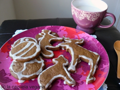 Biscoitos veganos de gengibre